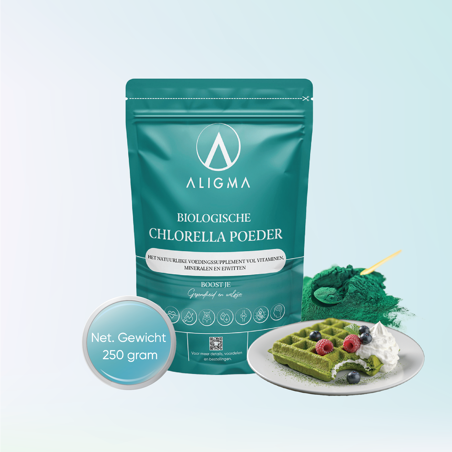 250 gram Biologische Chlorella Poeder Superfood