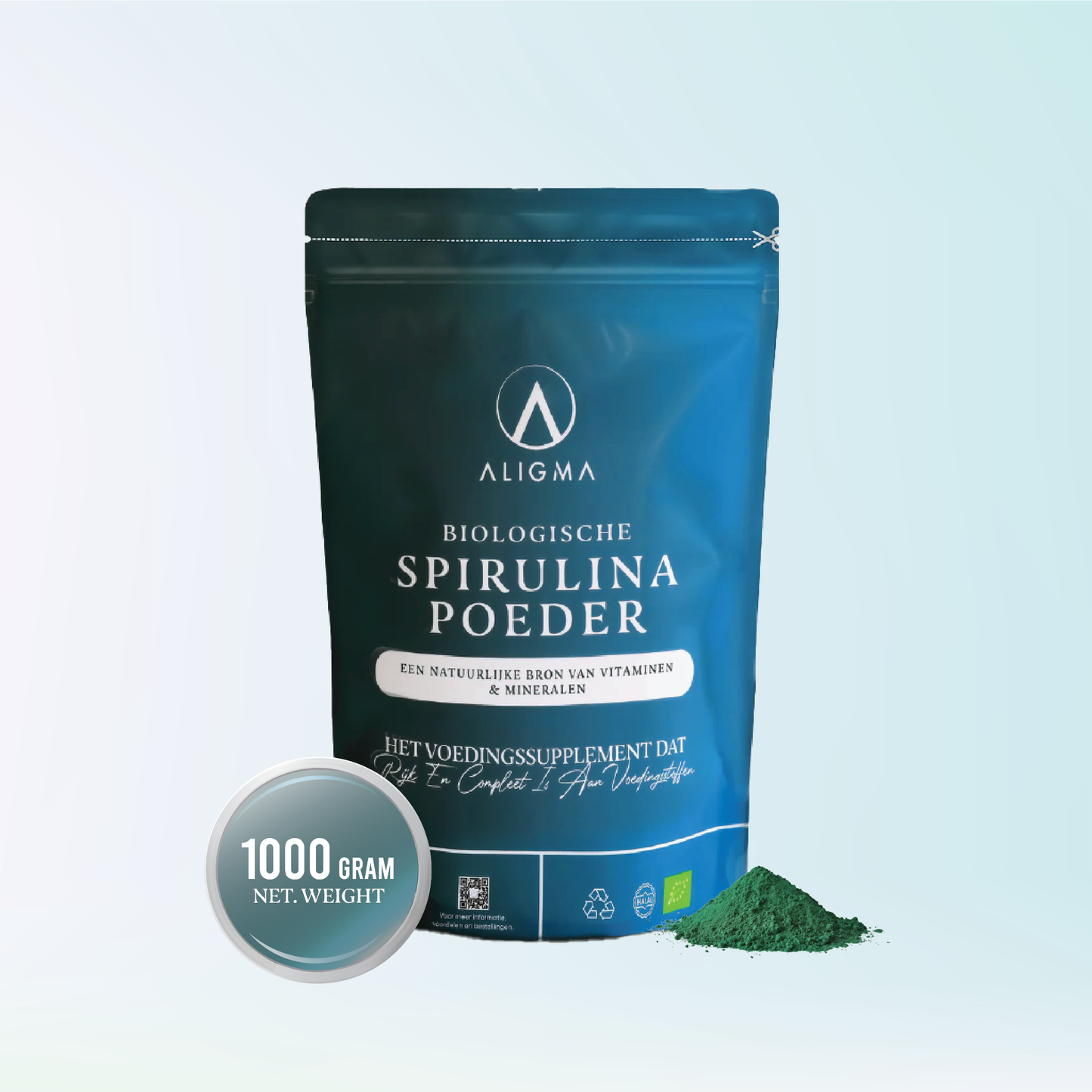 1000 gram Biologische Spirulina Poeder