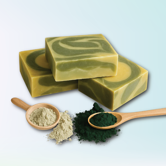 Jojoba Haarzeep met Biologische Spirulina poeder