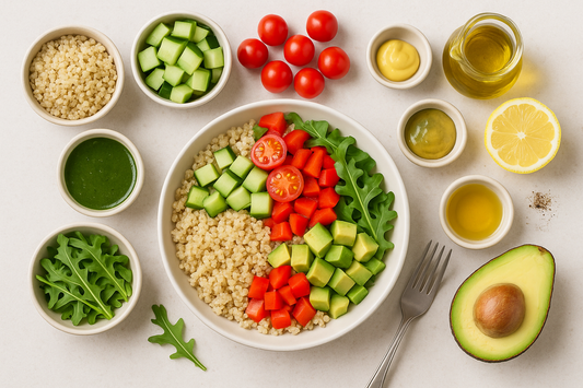 Quinoasalade met Chlorella Dressing