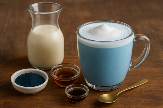 Blue Unicorn Latte (koffievrij)