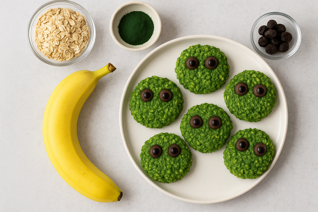 Monster Koekjes met Spirulina
