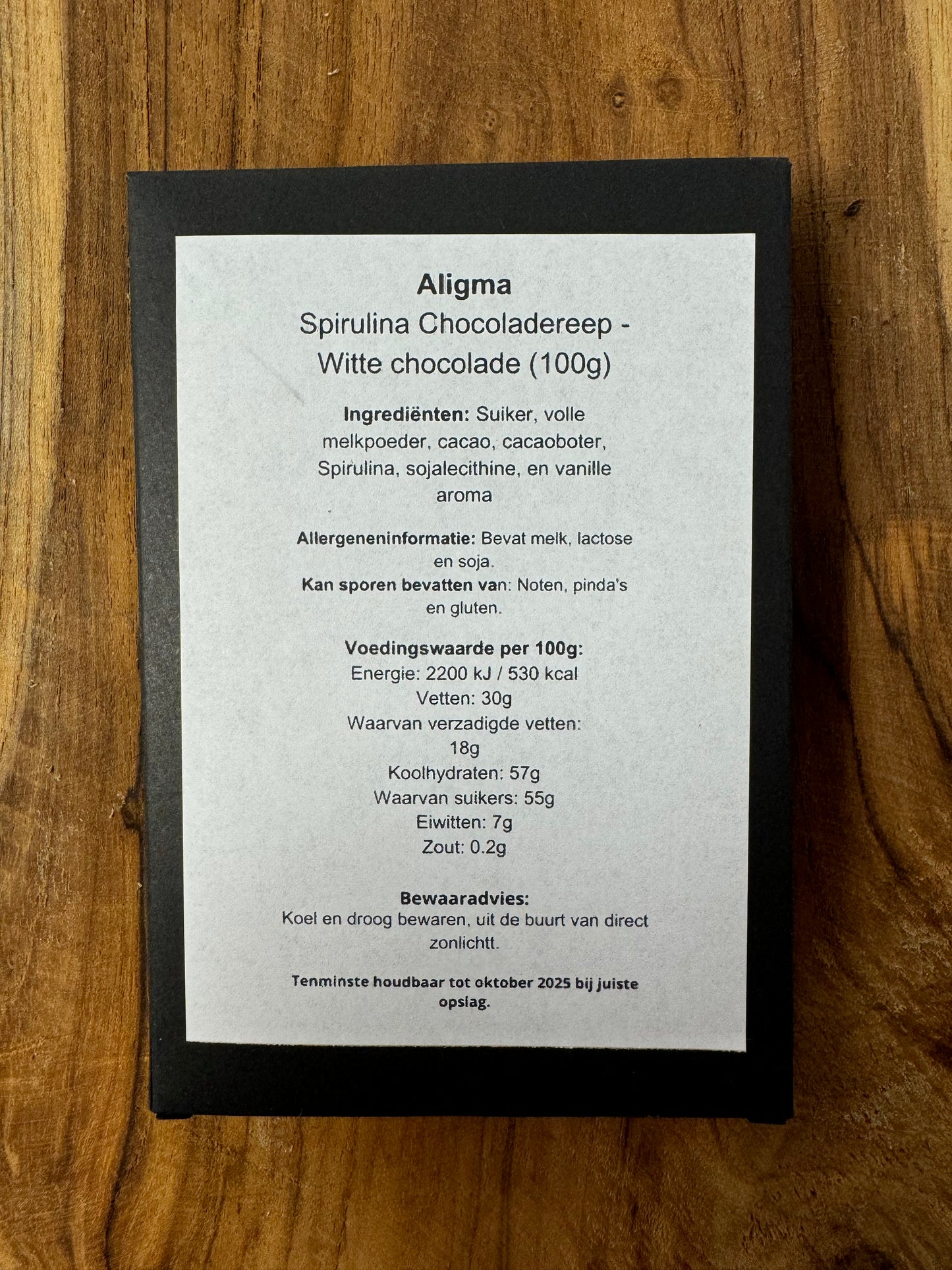 Chocolade met Blauwe Spirulina