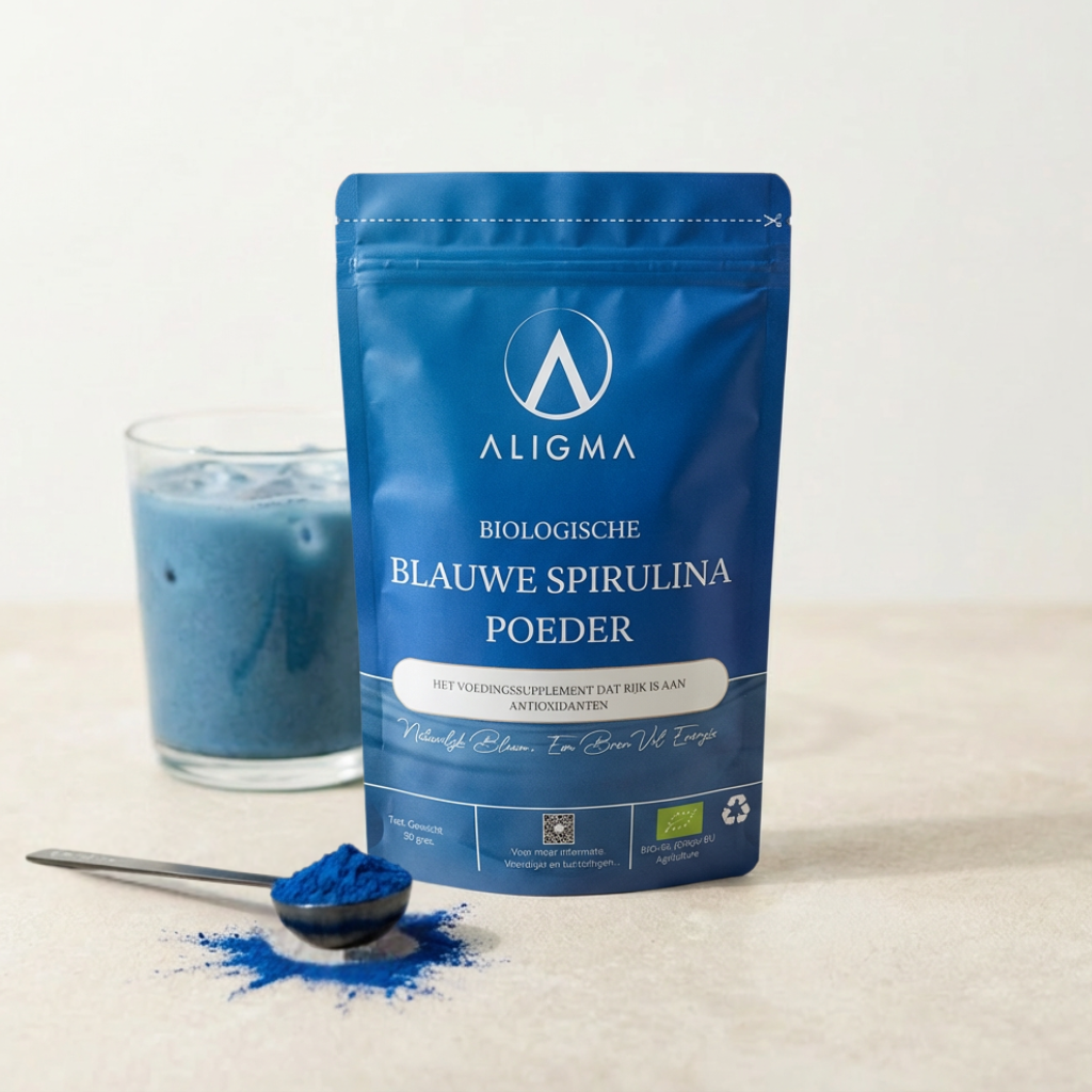 75 gram Biologische Blauwe Spirulina Poeder
