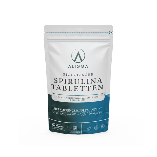 2000 stuks Biologische Spirulina Tabletten - (500 mg per tablet)