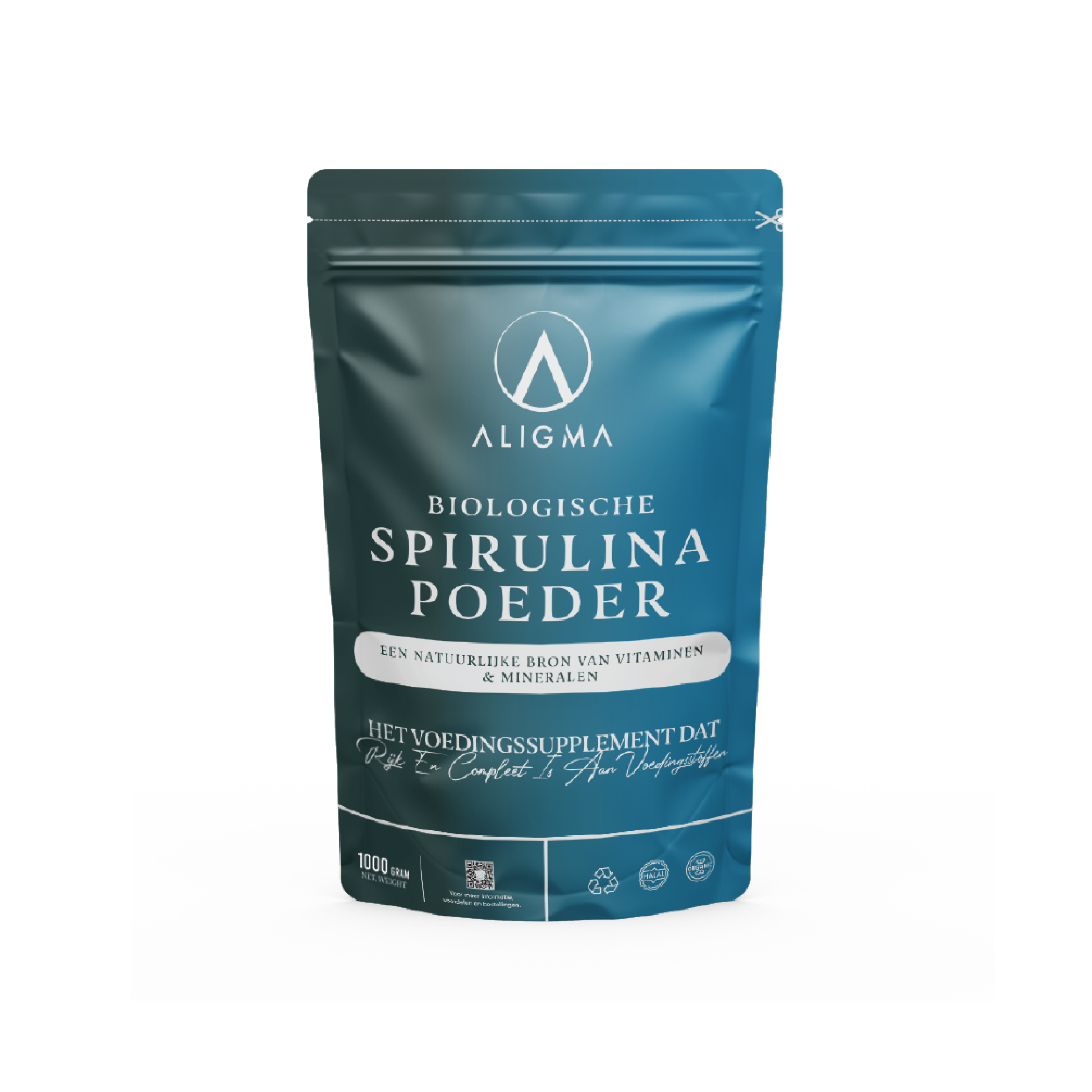 1000 Gramm Bio-Spirulina-Pulver