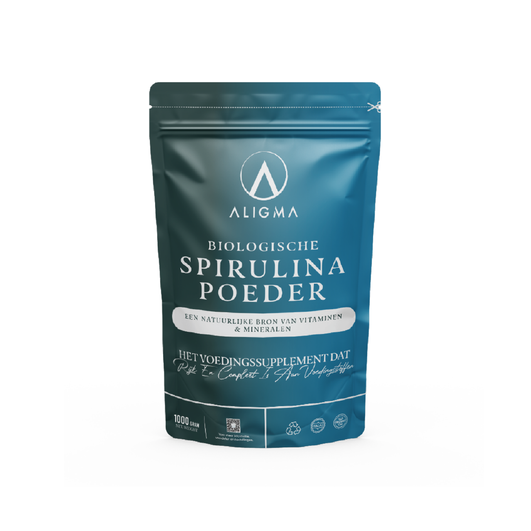 1000 Gramm Bio-Spirulina-Pulver