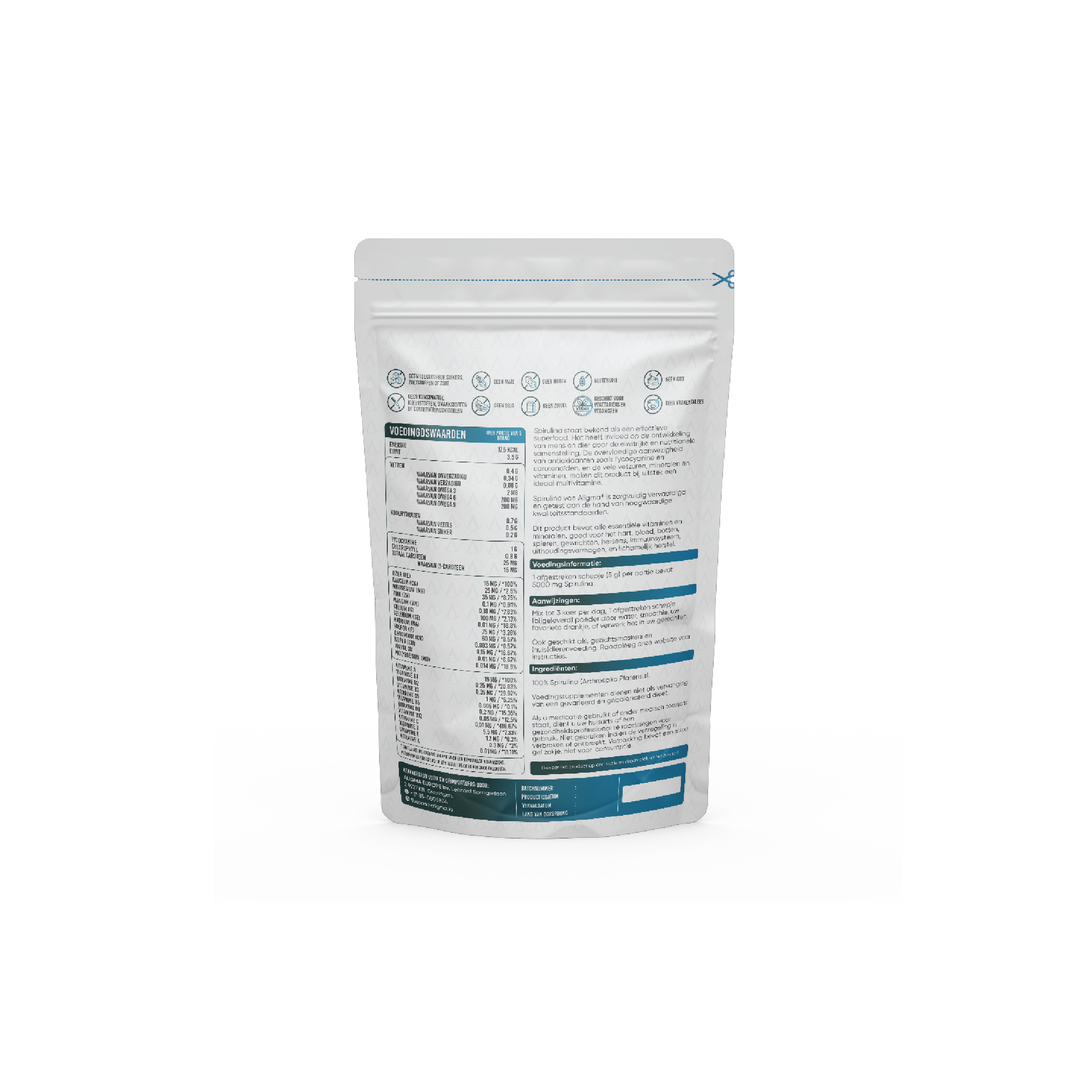 250 Gramm Bio-Spirulina-Pulver