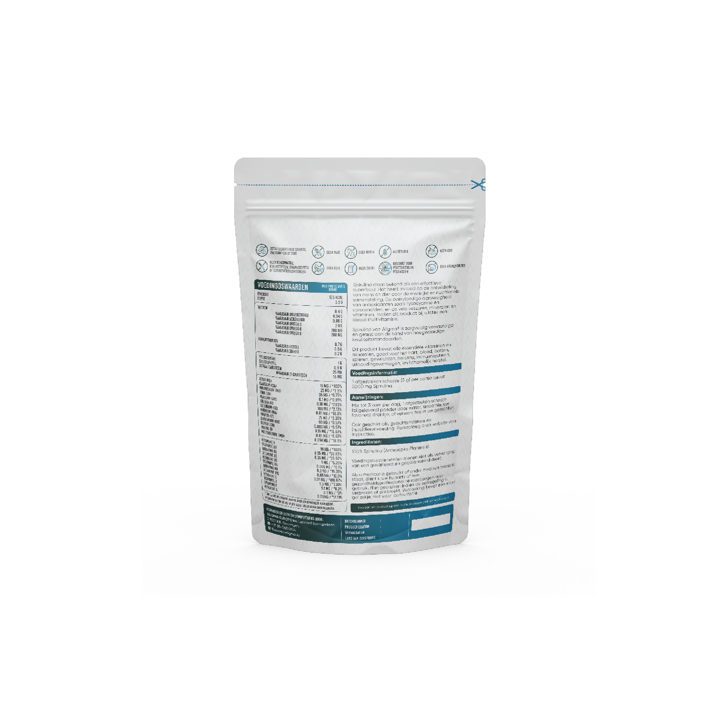 250 gram Biologische Spirulina Poeder (Food)