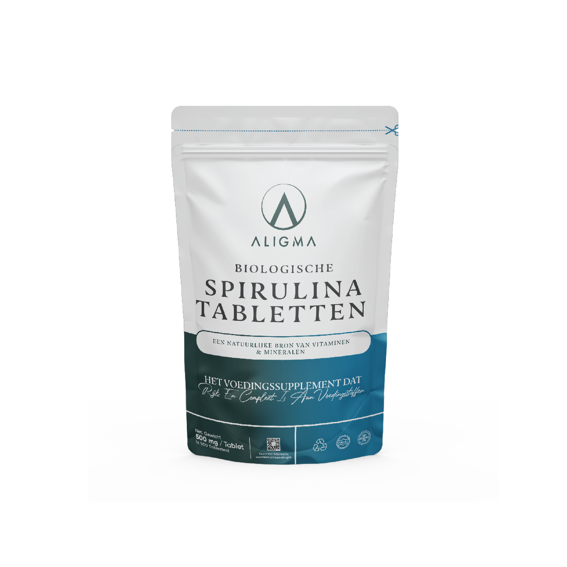 1000 pieces Organic Spirulina Tablets - (500 mg per tablet)