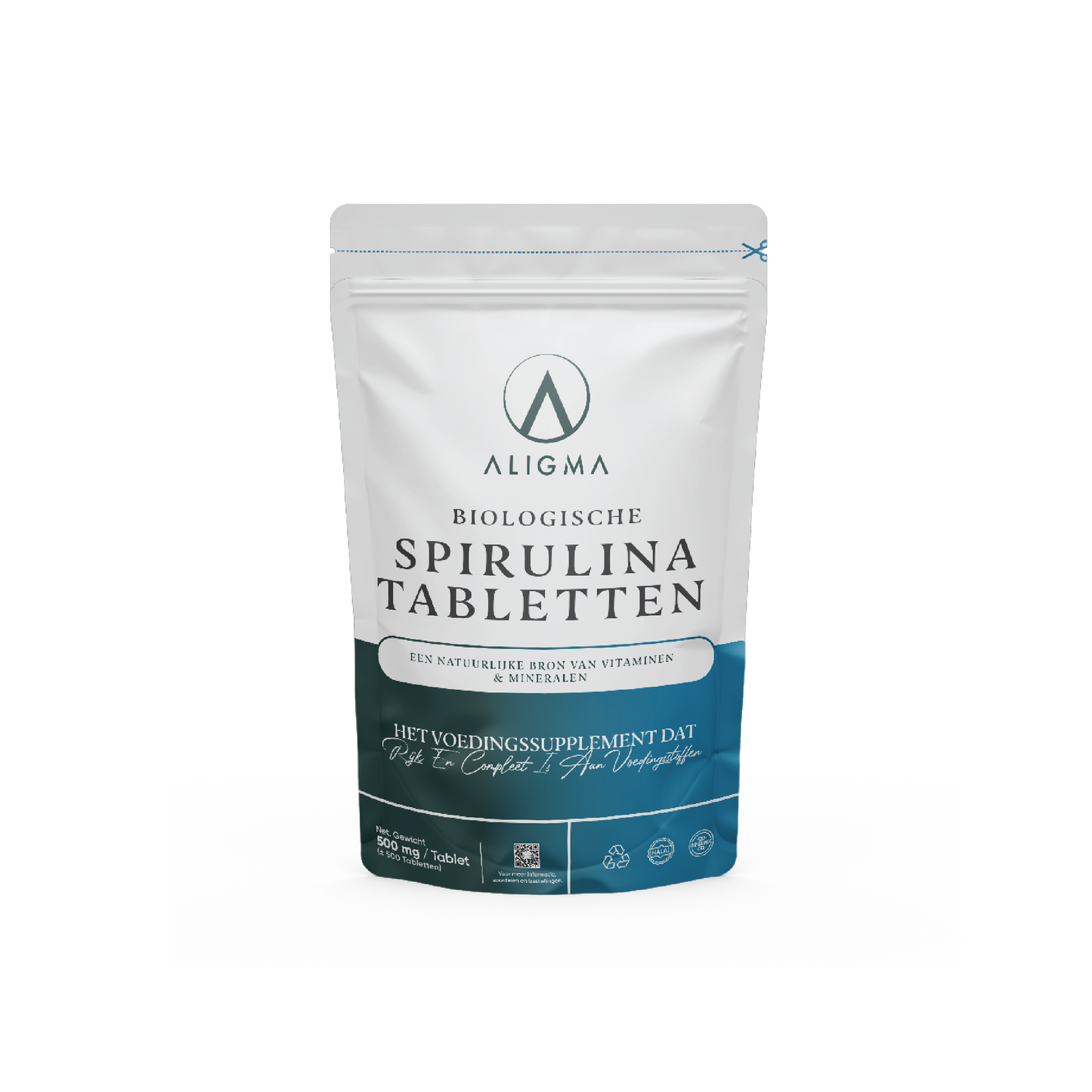 1000 Stück Bio-Spirulina-Tabletten – (500 mg pro Tablette)