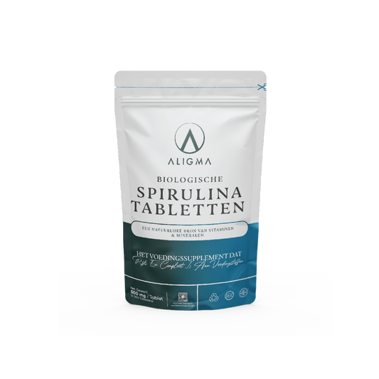 1000 stuks Biologische Spirulina Tabletten - (500 mg per tablet)