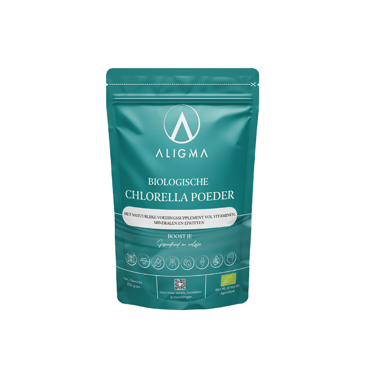 250 gram Biologische Chlorella Poeder